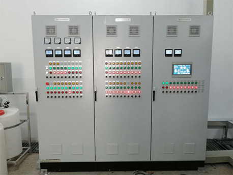 义乌环保公司纯水PLC电控柜项目案例